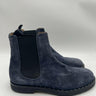 Valentino Garavani Men's Soul Rockstud Suede Chelsea Boots in blue Size 42 Valentino