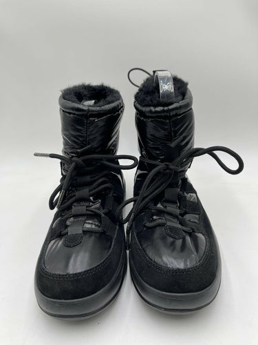 Women’s PAJAR Aviva Black Faux Fur-Lined Waterproof Boots Size 8-8.5
