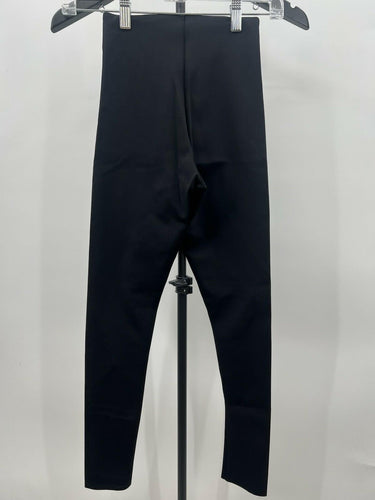 Commando Neoprene Ponte Pull On Leggings High Waist Black Solid - Size S