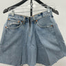 RE/DONE Levi's Handkerchief Skirt Indigo Light Wash Distressed Denim NWT Size 24 Levi's