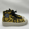 Men’s Versace Greca Barocco Canvas High Top Sneakers Size 41 Versace