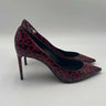 Saint Laurent Calfskin Heart Print D'Orsay Paris 105 Pumps Size 37 Saint Laurent