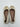 Valentino by Mario Valentino Calliope Monogram Leather Ballet Flats Cream Size 9 Valentino by Mario Valentino