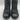 Womens Circle G side zip ankle Boots Q5020 Black leather size 9M Circle G