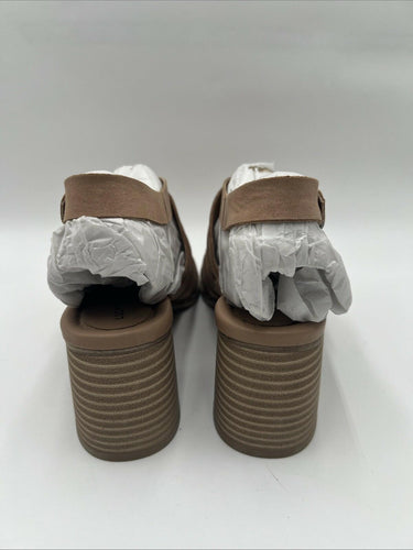 Women’s Lucky Brand Jacina Brown Block Heel Sandals Size 8.5M Lucky Brand