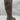 Sugar Winkie Taupe Faux Suede Sherpa Trim Buckle Knee Boots Womens 9 Sugar