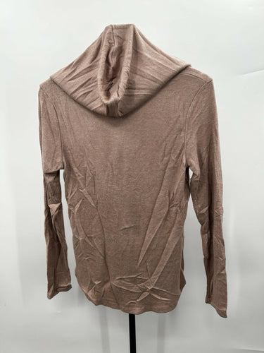 Bobeau Dusty Pink Woman’s V-neck hoodie Long sleeve Size XS