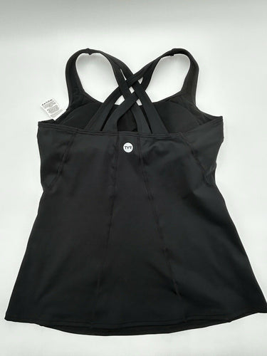 TYR black Shade & Shore crossback tankini Woman’s top Size M TYR