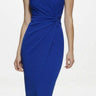 NWOT Womens Guess Twist Front Sheath Dress Blue Size XXL GUESS