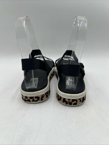 MIA Girl's Jezza Slingback Sandals Black Size 2