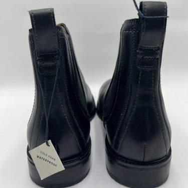 Men’s Cole Haan Waterproof Chelsea Boot Black Leather Size 10M Cole Haan