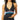 La Blanca Women's V-Neck Halter Tankini Swimsuit Top Swimwear Black Size 8 La Blanca