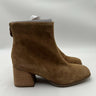 Alexandre Birman Sandryn Tobacco Suede Ankle Booties Womens 7.5 Alexandre Birman