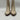 Vince Camuto MENKARA Ivory Leather Snip Toe Side Zip Western Booties 7.5M Vince Camuto
