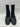 Kelly & Katie FENI Black Synthetic Square Toe Side Zip Ankle Boots, Size 8W Kelly & Katie