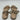 Gianvito Rossi Tebe flat suede sandals gold-toned chain-link Beige Size 36 GIANVITO ROSSI