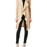 BCBGeneration Sleeveless Draped Front Vest Sand SIZE L BCBGeneration