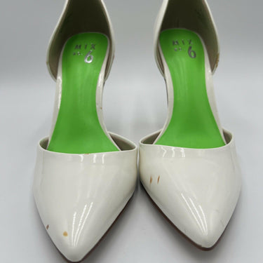Preowned Women’s Mix No. 6 Dawnira Pump White/Green Size 8M Mix No. 6