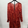 Beyond the Radar red long-sleeve knit mini dress Size S Beyond
