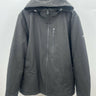 Nautica Jacket Mens Black Sherpa Lined Hooded Water Resistant Active Warm XL Nautica