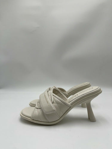 Dior Dio(r)evolution Cannage heeled sandals White quilted leather Size 36.5 Dior