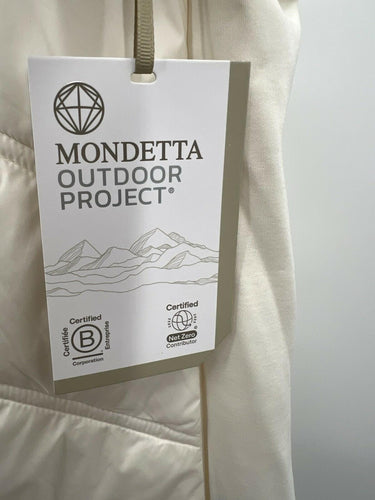 Mondetta Outdoor Project Sugar Swizzle Puffer Vest Hooded NWT - S