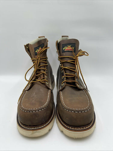 Thorogood Men's American Heritage 6" Moc Steel Toe Work Boot Size 14D