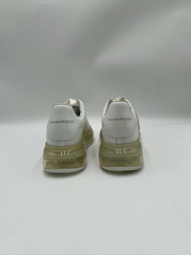 Alexander McQueen Oversized sneakers white leather  transparent Soles Size 36.5 Alexander McQueen