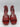 Vince Camuto Brenla Ankle Strap Platform Red Leather Sandal Size 8 M Vince Camuto
