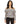 Michael Kors Womens Printed Ruffle Off the Shoulder Blouse  Black  Petite  PL Michael Kors