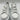 Women’s Alexander McQueen Oversized Sneakers in white iridescent heel Size 37 Alexander McQueen