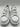 Women’s Alexander McQueen Oversized Sneakers in white iridescent heel Size 37 Alexander McQueen