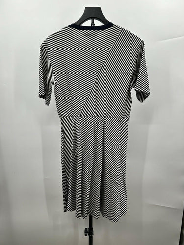 Sportmax striped knee-length Black/white Woman’s dress Twist Waist Detail Size M Sportmax