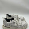 Men’s Prada Mechano White Leather Mid Strap sneakers Size 8UK PRADA