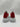 Men’s Alexander McQueen Oversized Sneakers In white leathe Red Suede Size 41 Alexander McQueen