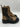 Fendi Wmns FF Motif Domino Biker Boot Brown Leather FF jacquard fabric Size 35.5