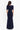 Xscape Women's Long Evening Gown 3/4 Sleeves,Cascading Ruffle, Midnight, 6 Xscape