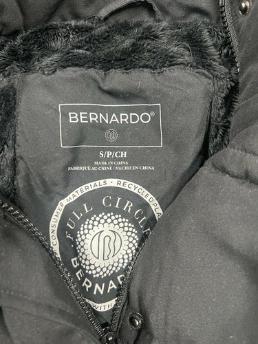 Bernardo Black Quilted Puffer Vest Size S