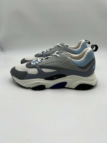 Dior B22 Low Top Lace Up sneakers Mesh/Leather in white / blue / Gray Size 49 Dior