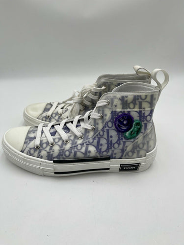 Dior B23 High x Kenny Scharf sneaker white purple Dior Oblique canvas Size 42 Dior
