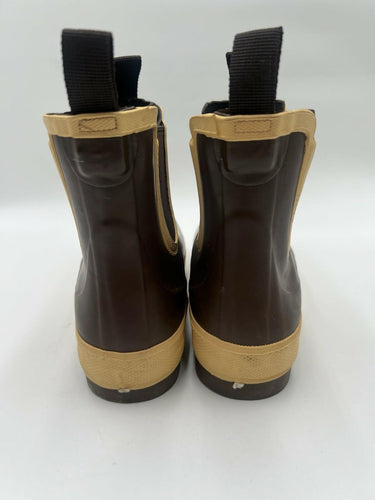 Xtratuf 6 in Ankle Deck Boot Legacy Rubber Waterproof Rain Boots Brown Size 9