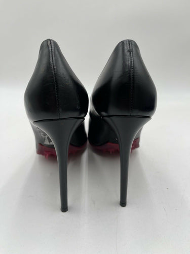 Off-White c/o Virgil Abloh Spike-sole stiletto pumps in black leather Size 40
