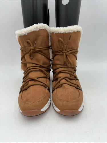 Urban Sport by J/Slides Oliver Waterproof Athleisure Bootie Brown Size 8M
