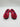 Women’s Rothy's The Flat Round Toe Slip-On Luxury Ballet Flats Dark Pink Size 8 Rothy’s
