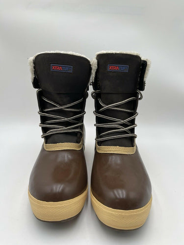 XTRATUF brand Legacy Lace waterproof insulated boots in brown Size 10