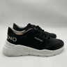 Valentino Gumboy leather sneakers in black with a white sole Size 12 Mario valentino