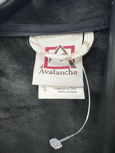 Avalanche Weatherproof Softshell Hooded Jacket Black Full Zip - Size L