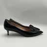 Women’s Valentino Garavani Black patent leather bow-embellished pumps Size 41 Valentino
