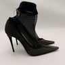 Dolce & Gabbana Women's Black Stretch Tulle Ankle Heel Booties Shoes Size 36.5 Dolce&Gabbana