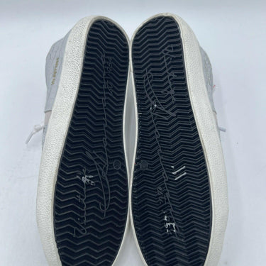 Vintage Havana Edge silver croc-embossed leather suede star sneakers Size 8.5 Vintage Havana